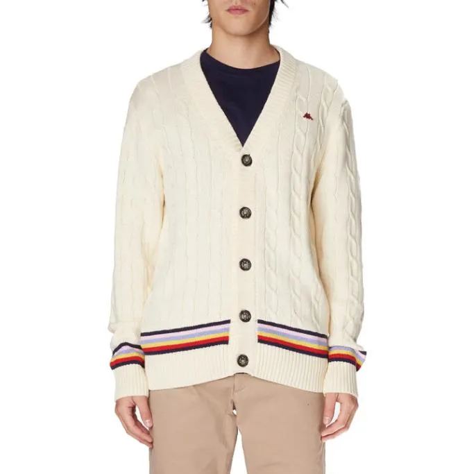 Robe Giovani Nihal Cardigan 8211 Cream Men Kappa Knitwear