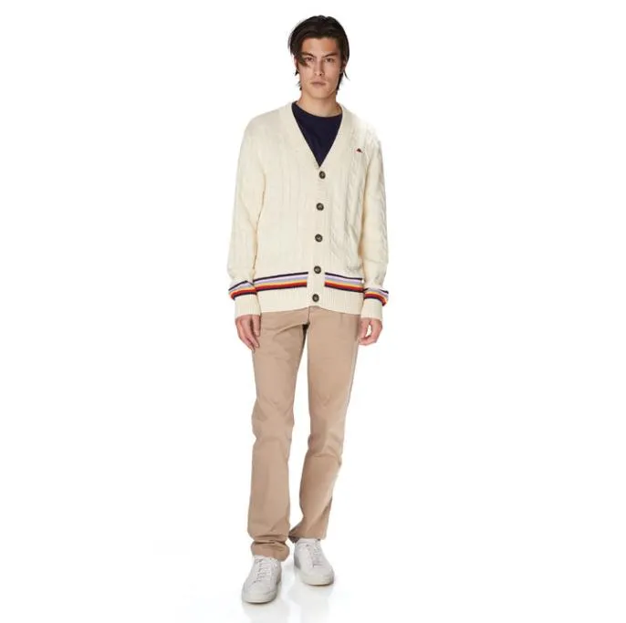 Robe Giovani Nihal Cardigan 8211 Cream Men Kappa Knitwear