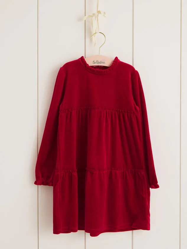Ruby Velvet Dress By MudPie Red Girl Altar039d State Dresses
