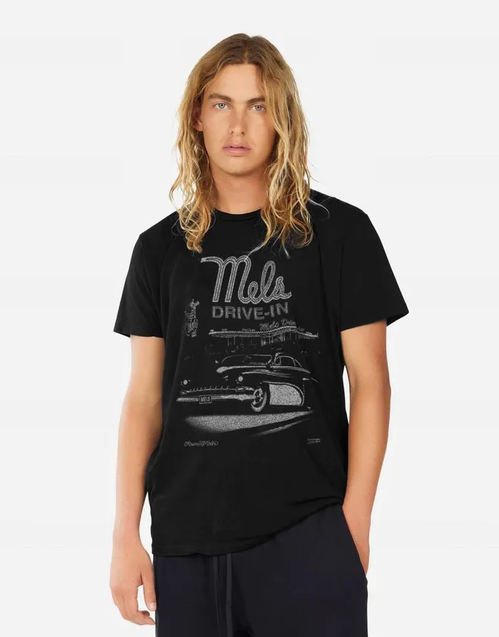 Sadler Mels DriveIn Black Men Lauren Moshi Tees