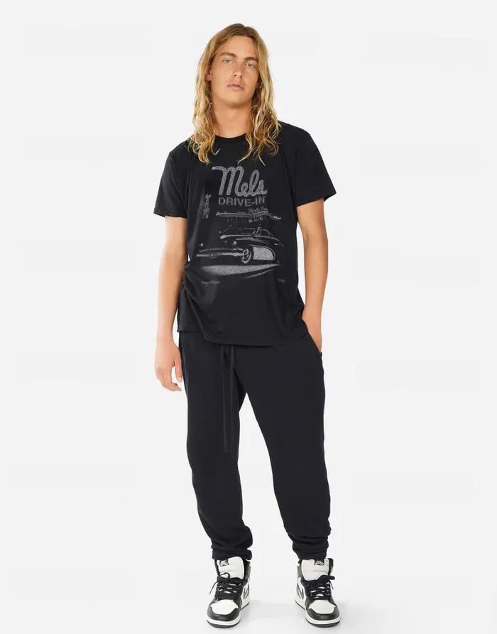 Sadler Mels DriveIn Black Men Lauren Moshi Tees