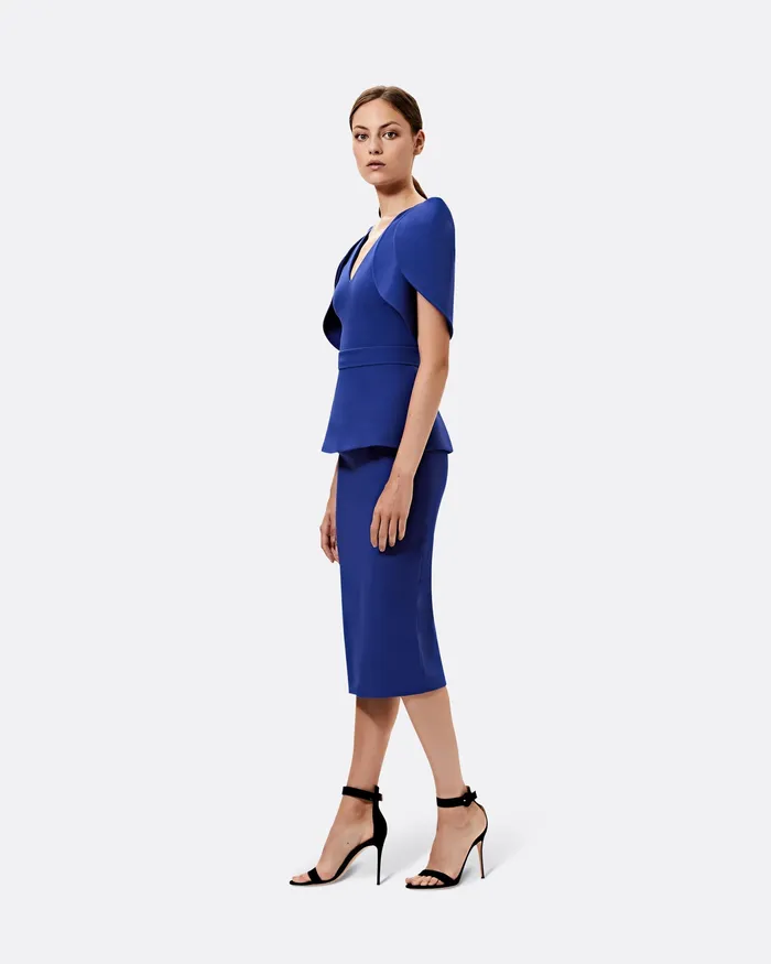Safiyaa Hokoku Skiathos Blue Skirt Skiathos Blue Women Skirts