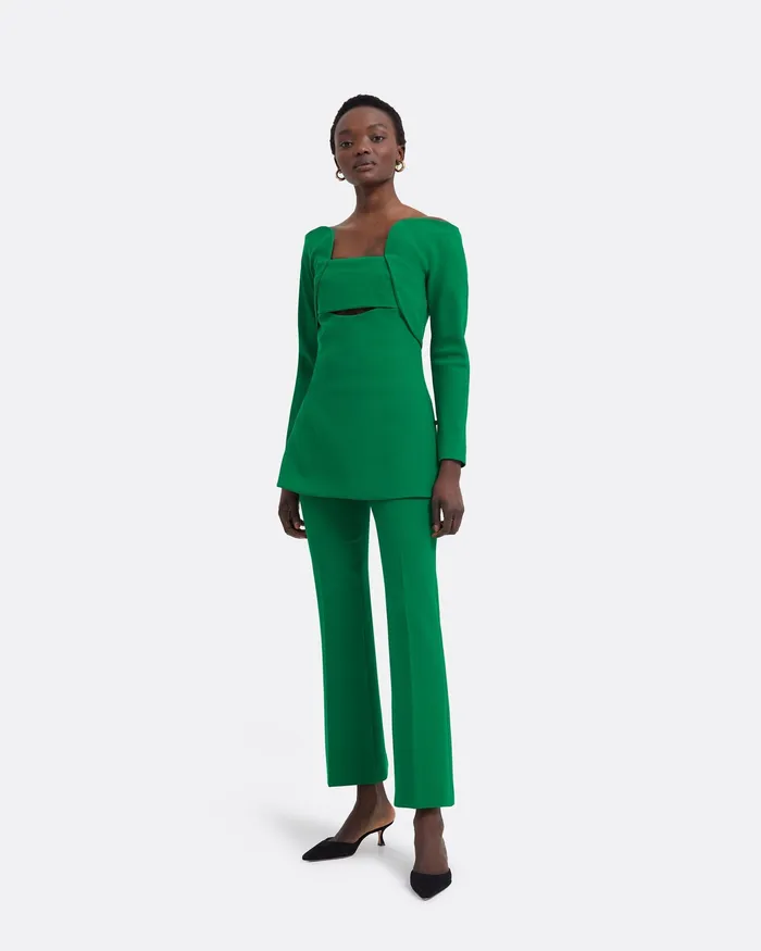 Safiyaa Mari Jewel Green Trousers Jewel Green Women Trousers