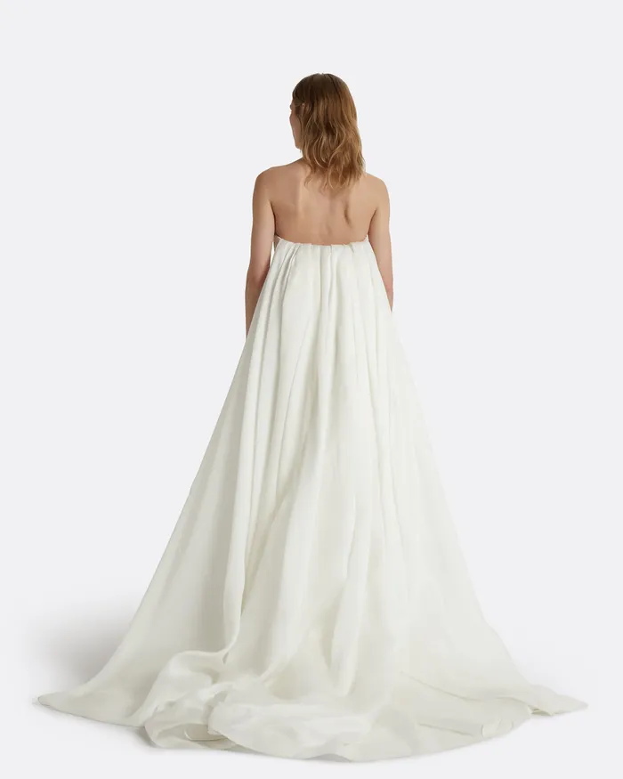 Safiyaa Olena Ivory Long Dress Ivory Women Bridal