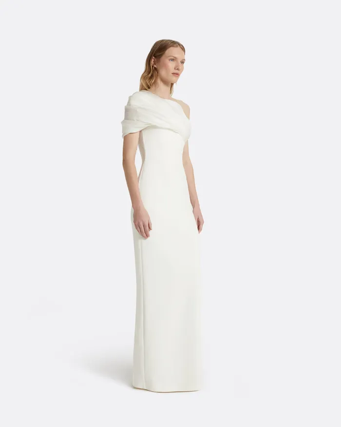 Safiyaa Portan Ivory Long Dress Ivory Women Dresses