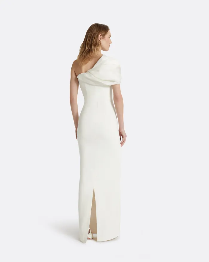 Safiyaa Portan Ivory Long Dress Ivory Women Dresses