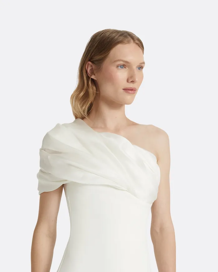 Safiyaa Portan Ivory Long Dress Ivory Women Dresses
