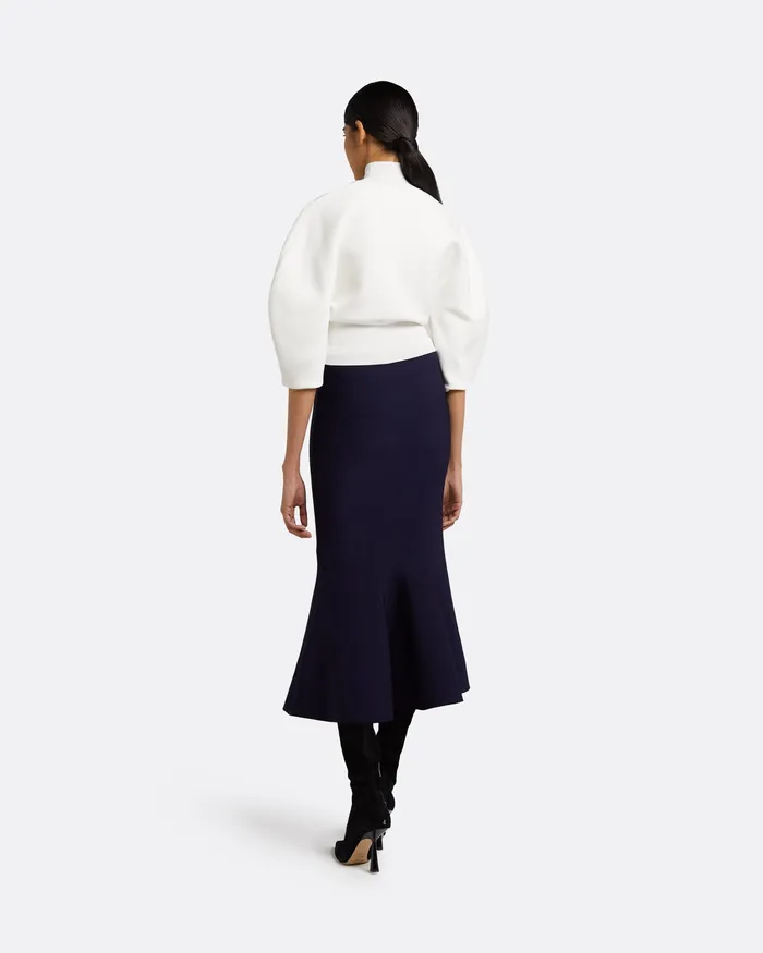 Safiyaa Skirts Women Kimberley Navy Knit Skirt Navy