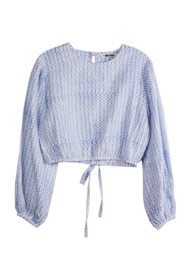 Sale Aleka Top Azure Women Ciao Lucia Long Sleeve Tops