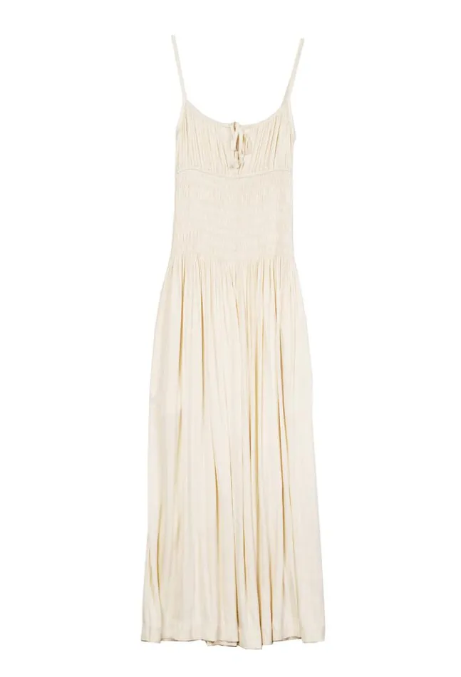 Sale Barbara Dress Ivory Women Ciao Lucia Satin Dresses