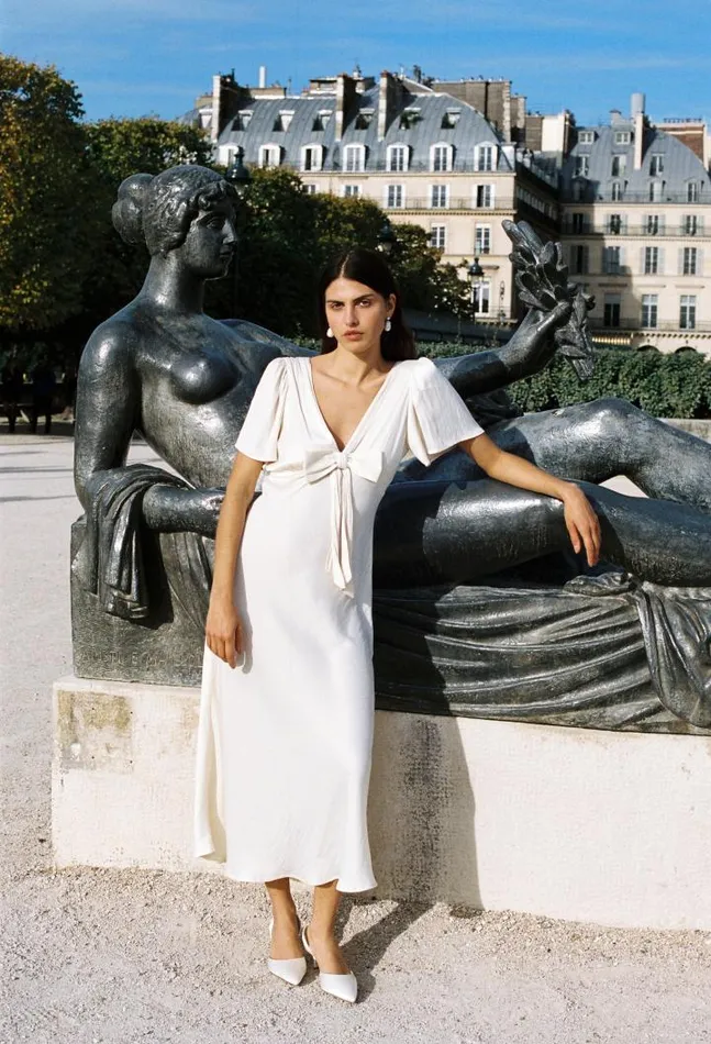 Sale Brunello Dress Ivory Women Ciao Lucia Evening Dresses