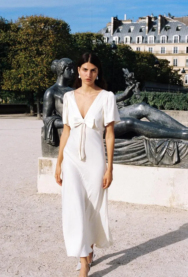 Sale Brunello Dress Ivory Women Ciao Lucia Evening Dresses