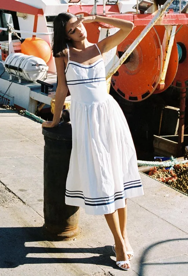 Sale Florencia Dress White Women Ciao Lucia Long Dresses