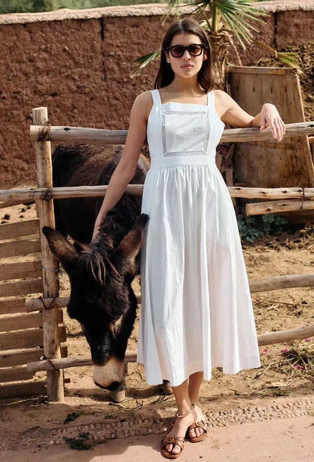 Sale Freja Dress White Women Ciao Lucia White Dresses