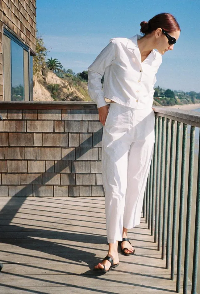 Sale Pietro Pant White Cotton Women Ciao Lucia Pants