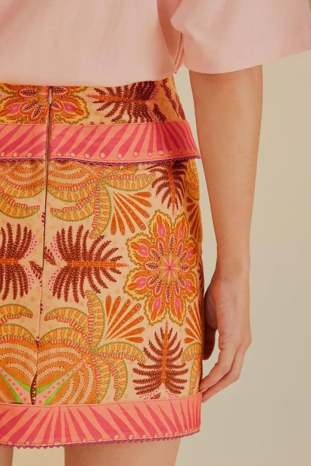 Sand Palm Scarf Skirt Women FARM Rio Skirts Sand Palm Scarf Skirt Women FARM Rio Skirts