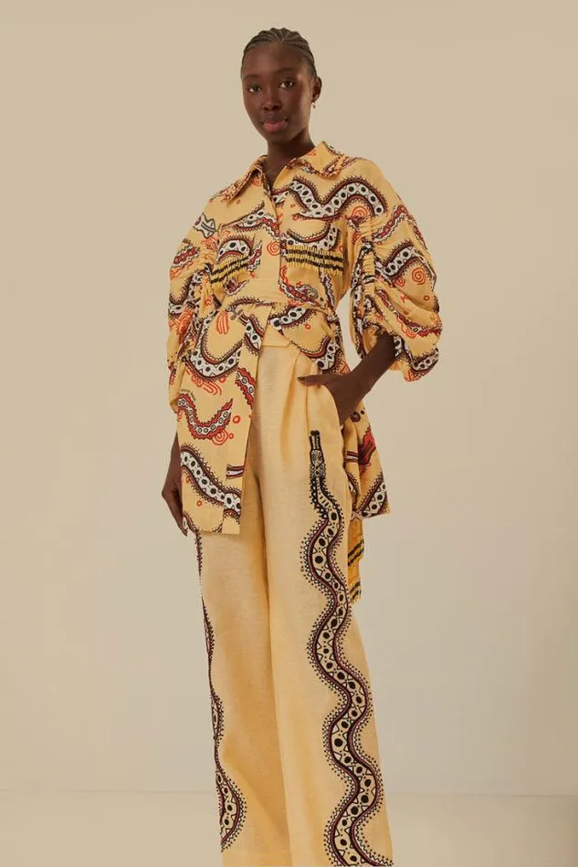 Sand Time Snake Pants Women FARM Rio Pants
