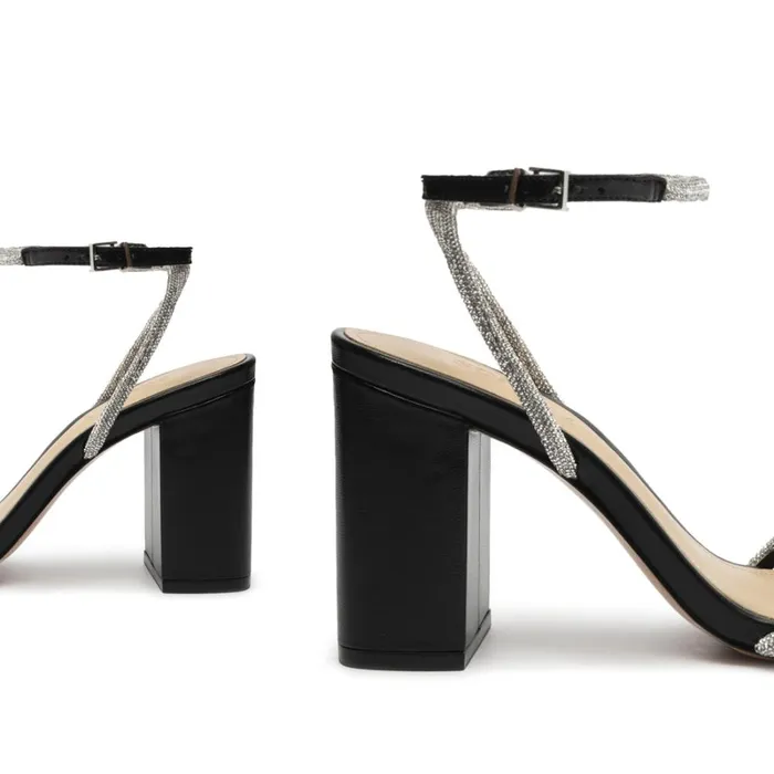 Sandals Jewell Block Leather Sandal Black Schutz Shoes Block Heels Sandals Jewell Block Leather Sandal Black Schutz Shoes Block Heels