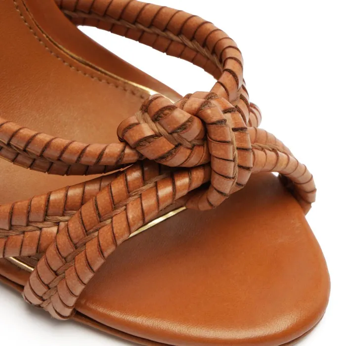 Sandals Kareena Woven Honey Peach Schutz Shoes Block Heels