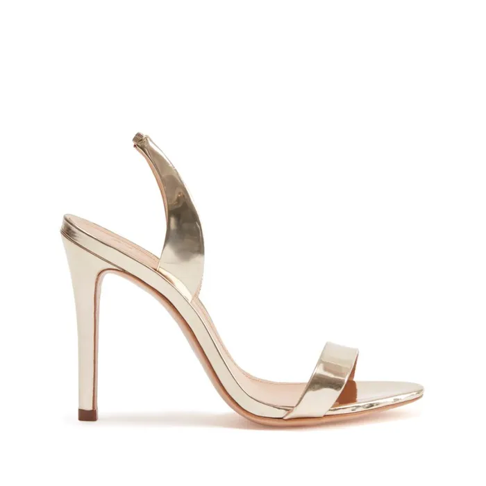Sandals Luriane Sandal Platina Gold Schutz Shoes Stiletto Heels