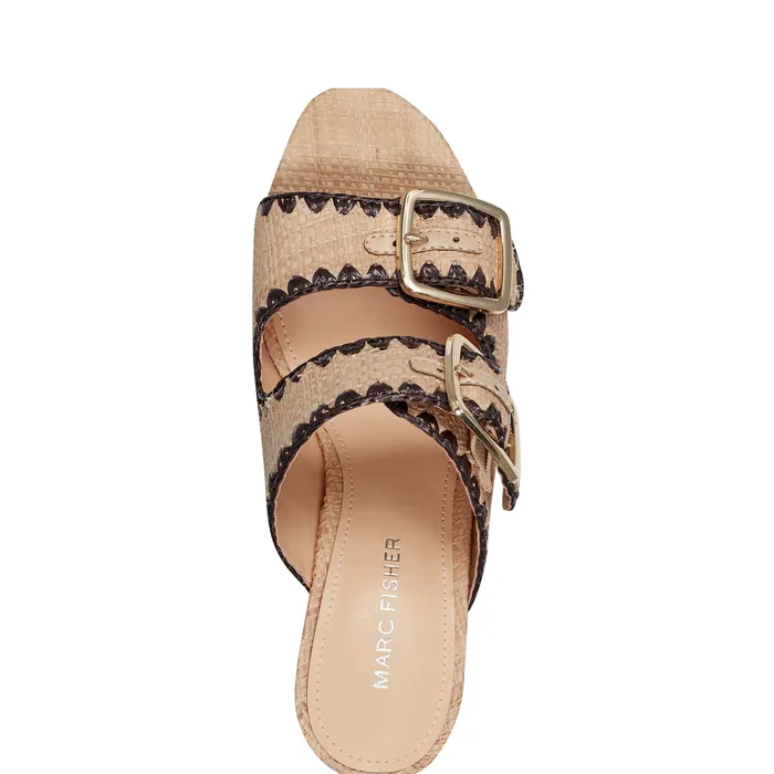 Sandals Marc Fisher Women Dalen Platform Sandal Light Natural