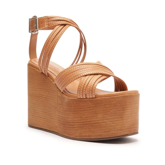 Sandals Marcela Leather Sandal Honey Peach Schutz Shoes Platforms Sandals Marcela Leather Sandal Honey Peach Schutz Shoes Platforms