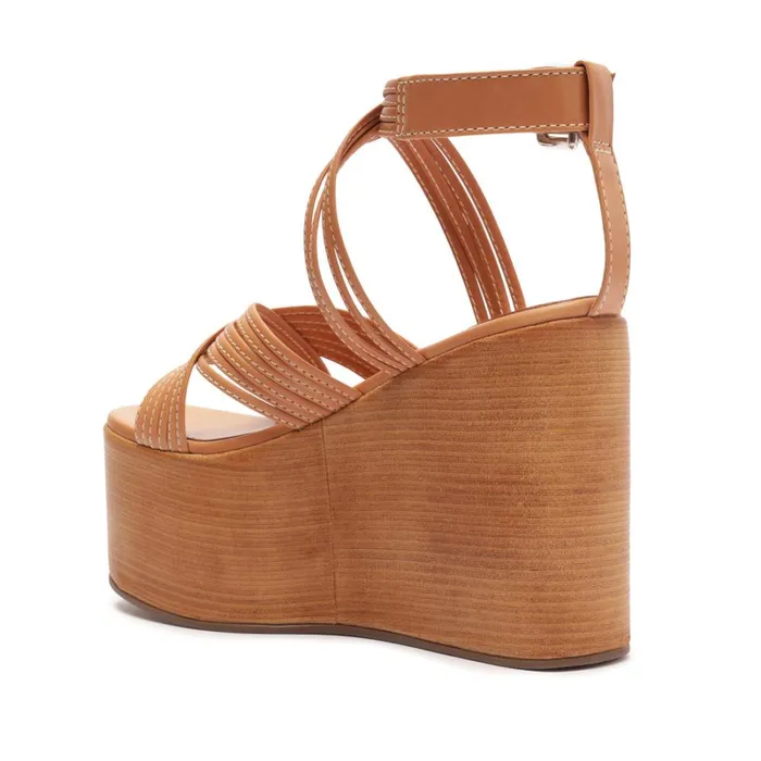 Sandals Marcela Leather Sandal Honey Peach Schutz Shoes Platforms Sandals Marcela Leather Sandal Honey Peach Schutz Shoes Platforms
