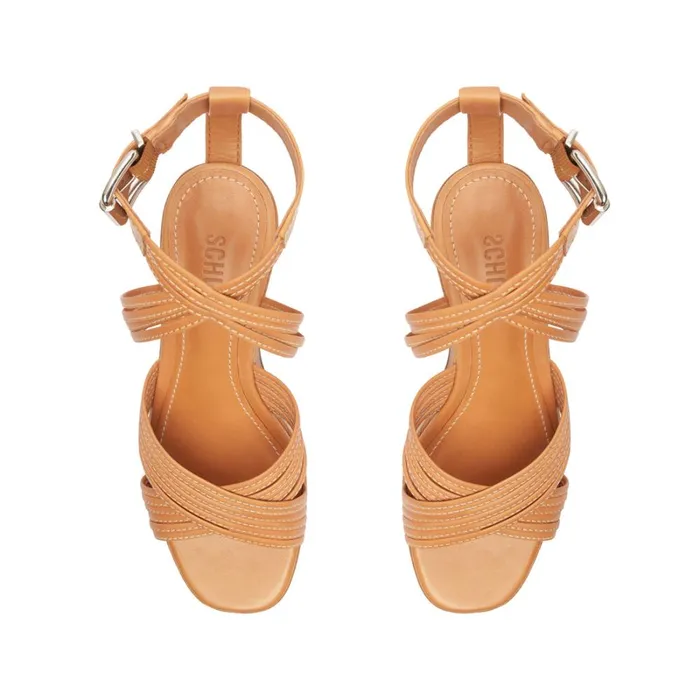 Sandals Marcela Leather Sandal Honey Peach Schutz Shoes Platforms Sandals Marcela Leather Sandal Honey Peach Schutz Shoes Platforms