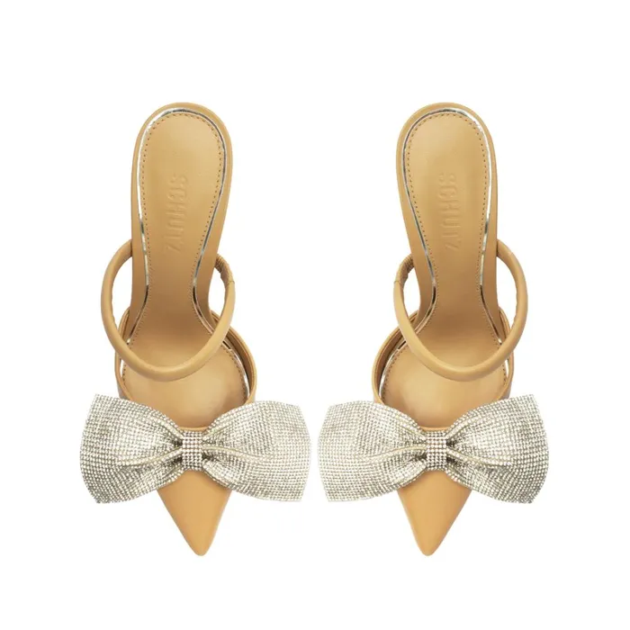 SandalsPumps Mila Nappa Leather Pump Light Beige Schutz Shoes Pumps