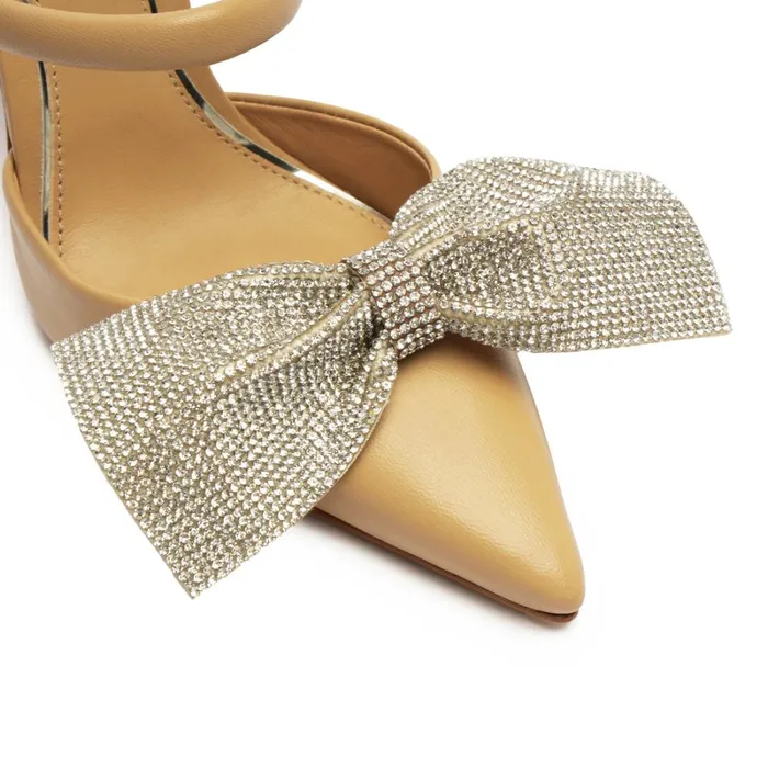SandalsPumps Mila Nappa Leather Pump Light Beige Schutz Shoes Pumps