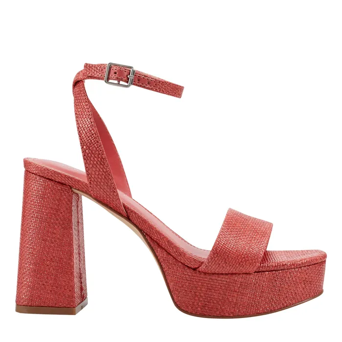 Sandals Sadel Platform Sandal Medium Red Marc Fisher Women
