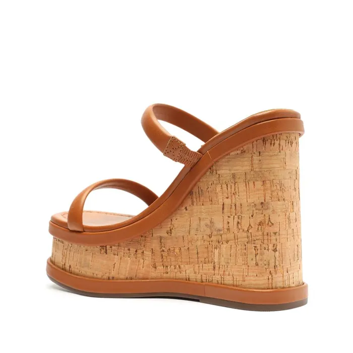 Sandals Ully Casual Nappa Leather Sandal Honey Peach Schutz Shoes Platforms