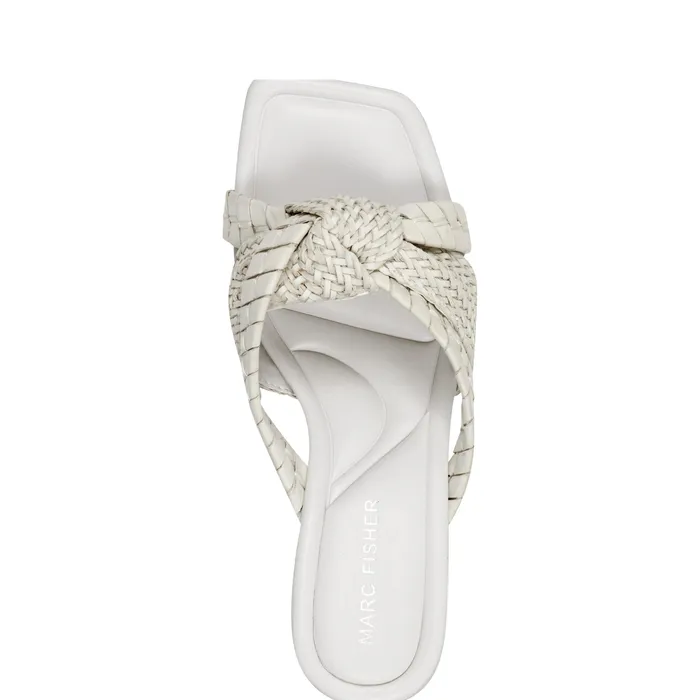 Sandals Women Macki Block Heel Sandal Chic Cream Marc Fisher