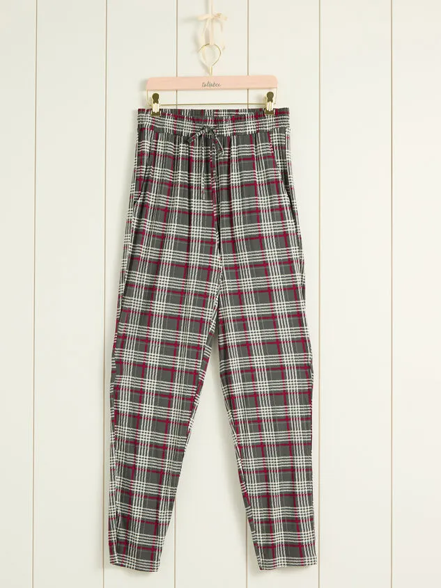 Santa039s Plaid Dad Lounge Set Green Women Altar039d State Mama