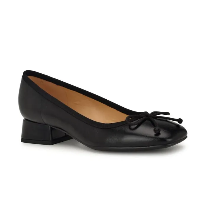 Saruh Square Toe Pumps Black Women Nine West Heels Saruh Square Toe Pumps Black Women Nine West Heels
