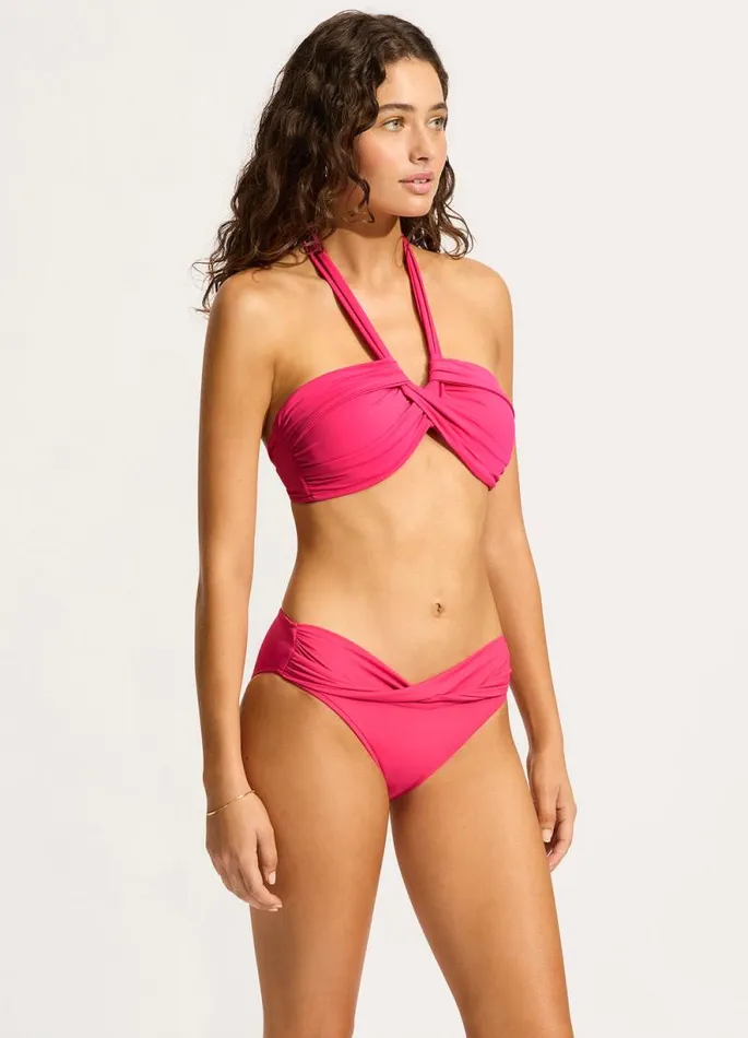 Seafolly Bandeau Women Seafolly Collective Halter Bandeau Bikini Top 8211 Raspberry