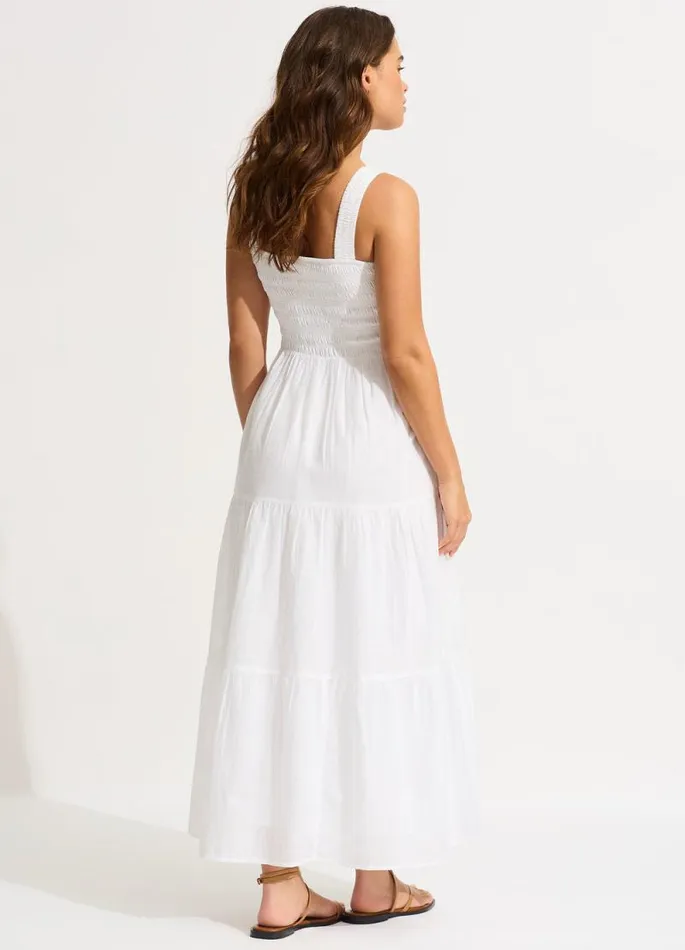 Seafolly Beach Dresses Women Faithful Midi 8211 White