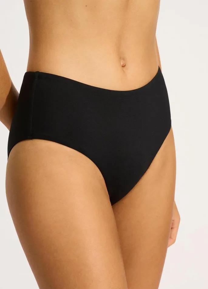 Seafolly More Coverage Women Seafolly Collective Wide Side Retro 8211 Black