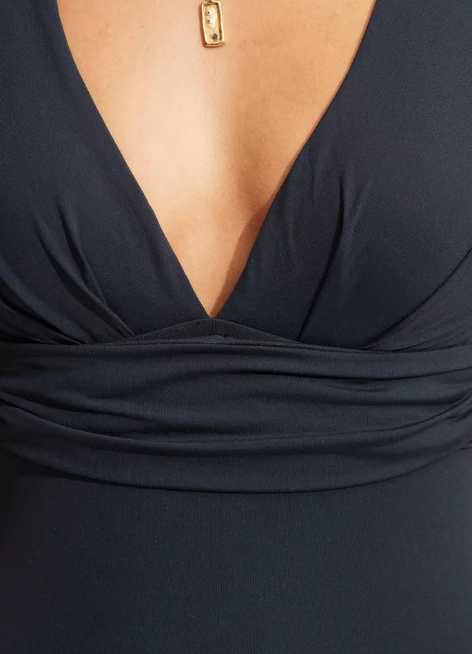 Seafolly V Neck Women Seafolly Collective Cross Back One Piece 8211 True Navy