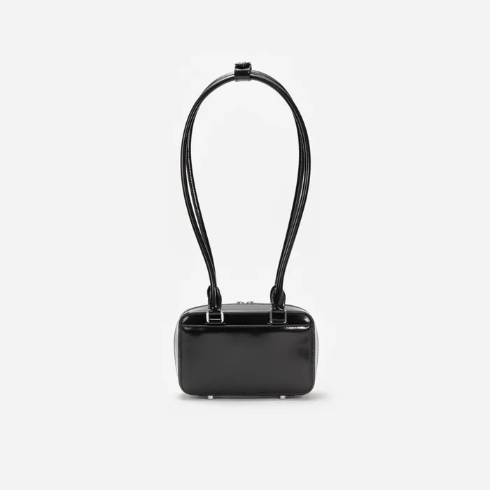 Self Portrait Handbags Women Black Leather Shoulder Bag