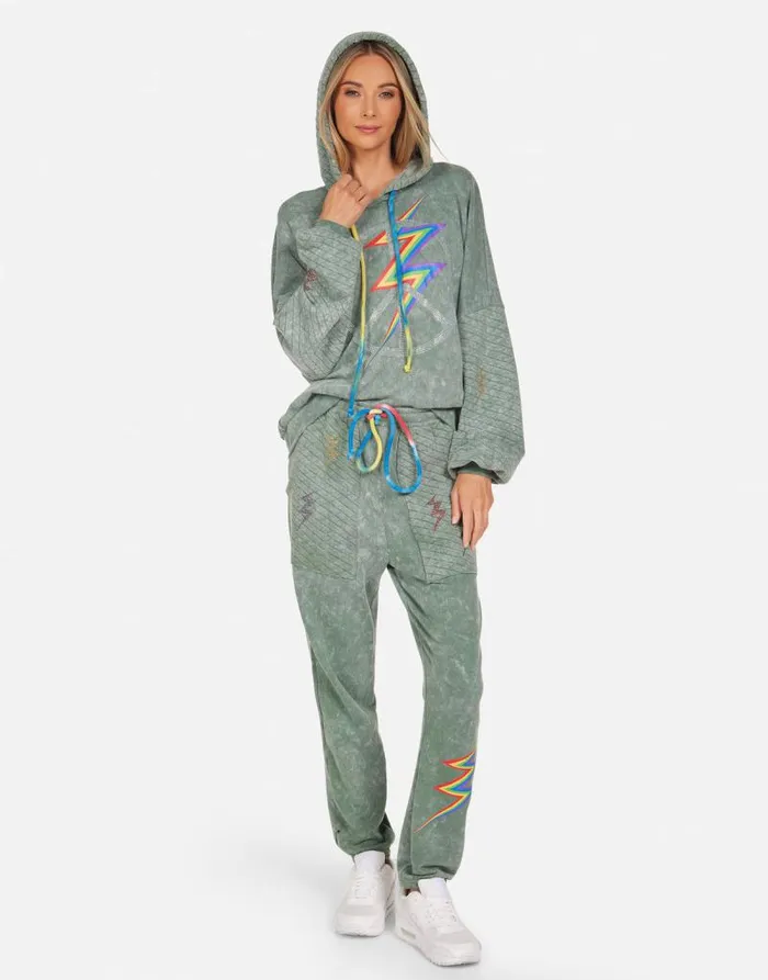 Serilda Crystal Lightning Peace Military Mineral Primary Tie Dye Women Lauren Moshi Hoodies
