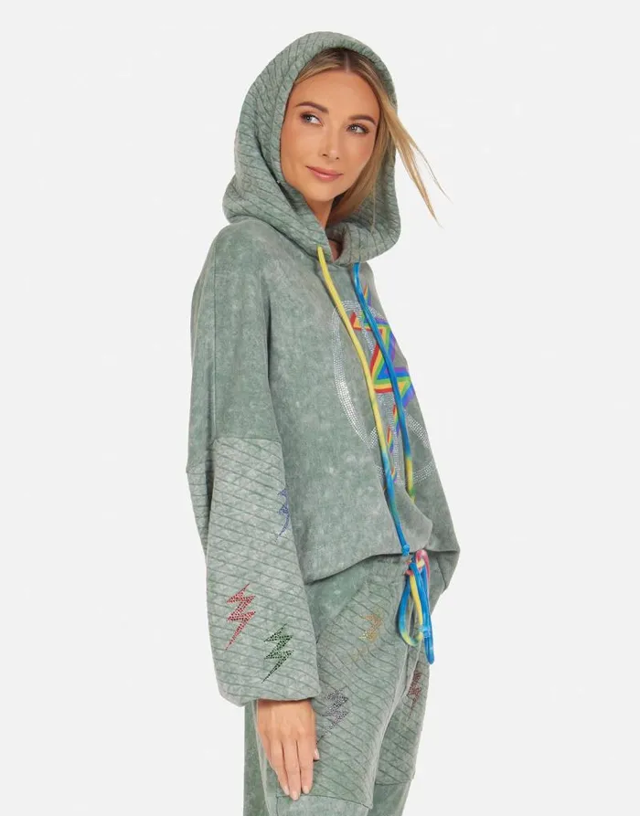 Serilda Crystal Lightning Peace Military Mineral Primary Tie Dye Women Lauren Moshi Hoodies