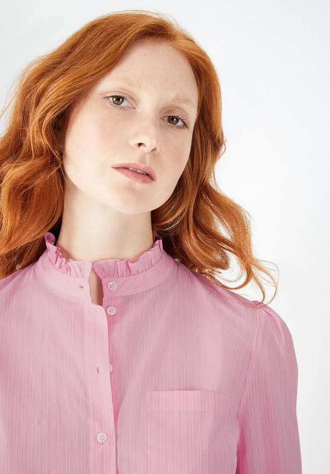Shirts and Blouses Women Hush Florence Striped Shirt Soft Pink