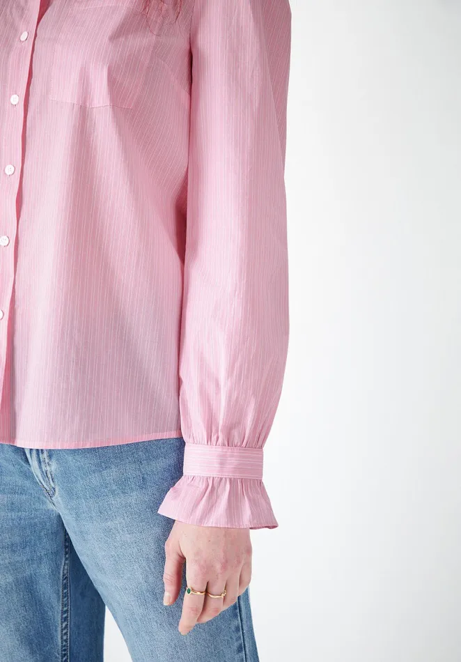 Shirts and Blouses Women Hush Florence Striped Shirt Soft Pink