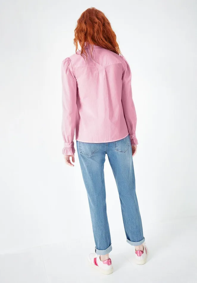 Shirts and Blouses Women Hush Florence Striped Shirt Soft Pink