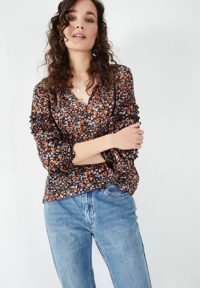 Shirts and Blouses Women Hush Kaia Frilled Blouse Painted Mark