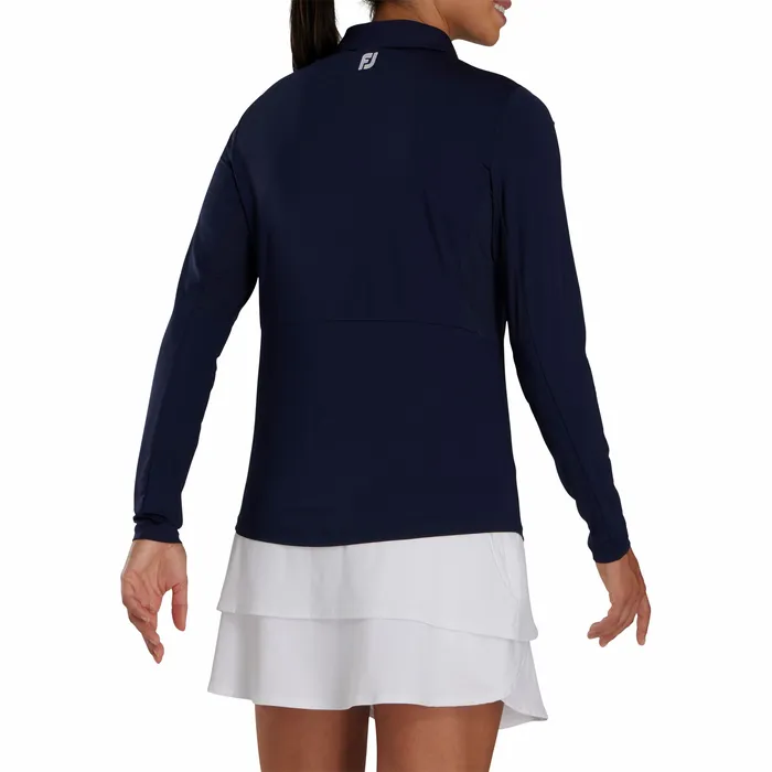 Shirts FootJoy Women Long Sleeve Sun Protection Shirt 8211 FJ Tour Collar Women