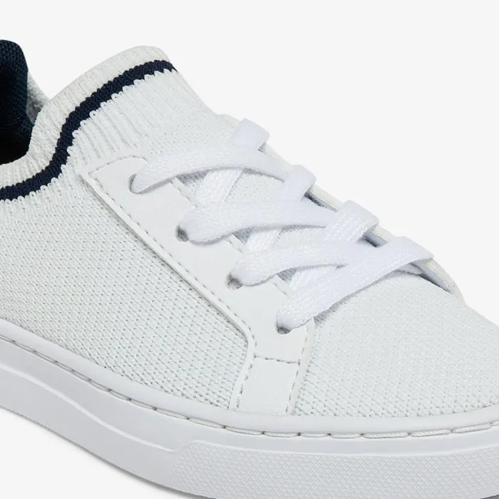 Shoes and Accessories Kids Lacoste Infants039 La Pique Tricolor Sneakers Whtnvyred 407