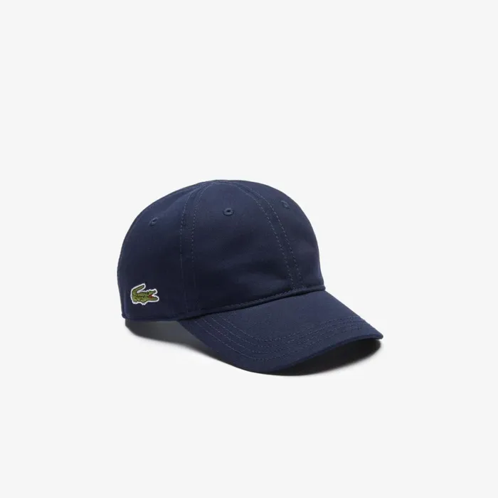 Shoes and Accessories Kids Lacoste Kids039 Solid Gabardine Cap Navy Blue 166