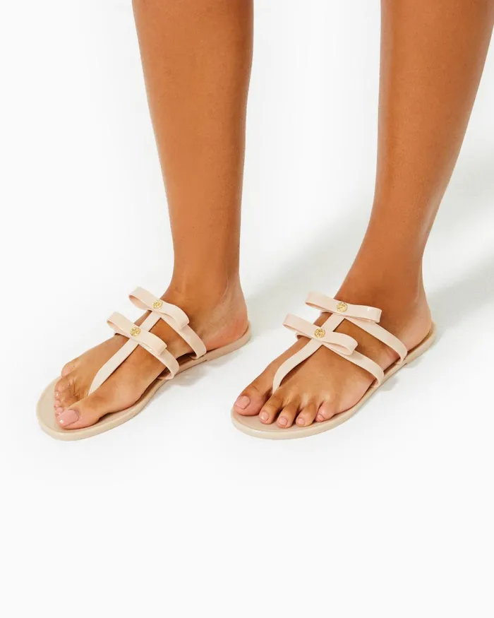 Shoes WomenHome and Gifts Lilly Pulitzer Harlow Jelly Sandal Nude